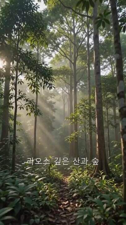 라오스 꿀 이야기 영상 실제 장면